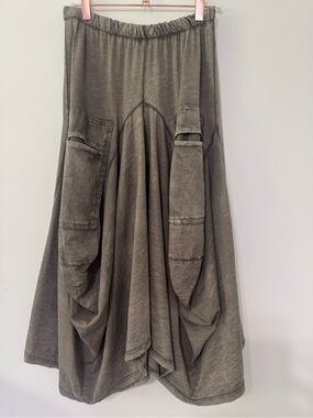 Women's Tempo Paris Bubble Skirt in Washed Charcoal